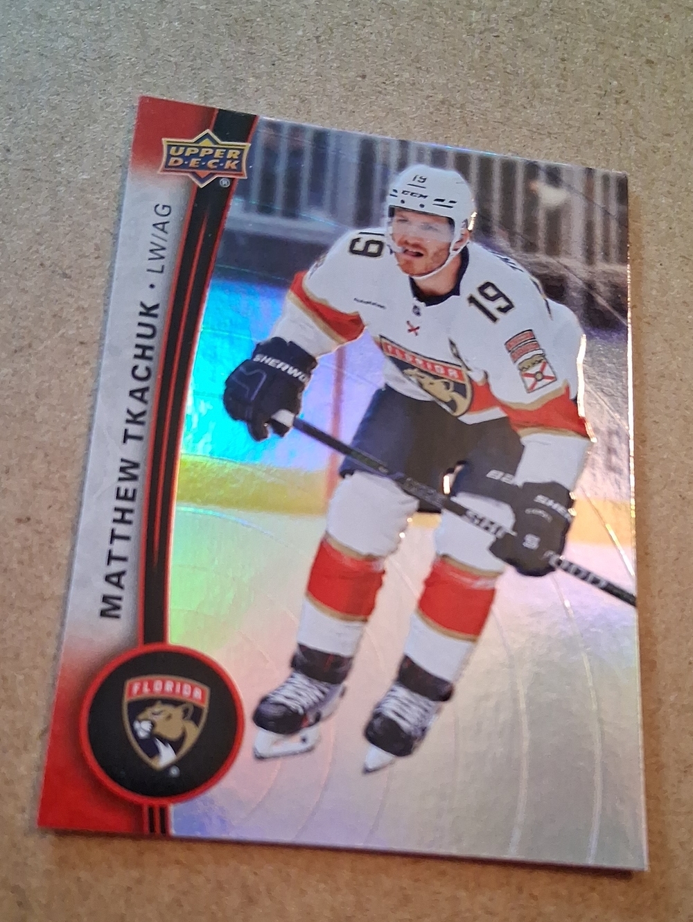 Panthers/Flames Matthew Tkachuk NHL Hockey Trading Cards & Sticker Lot